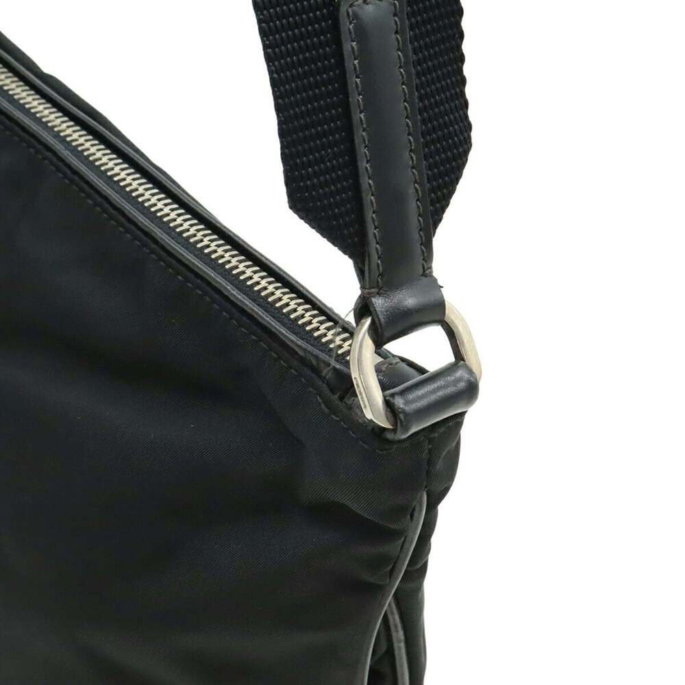 PRADA Black Leather Shoulder Bag - Picture 6 of 9